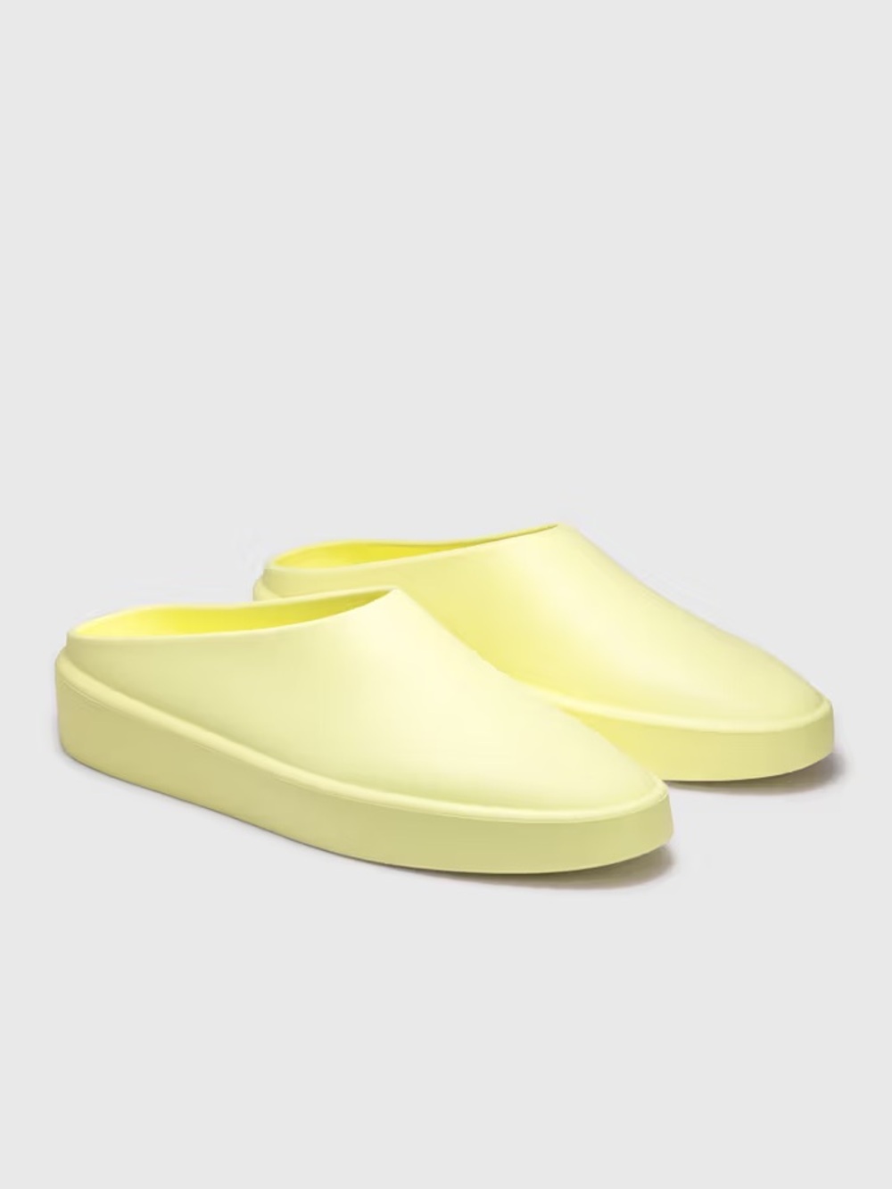 Fear of God Yellow Canary California mule slippers